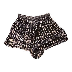 Apt.9 Navy & White Women Pull-On Shorts L